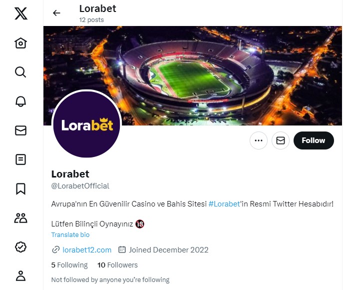 Lorabet Twitter
