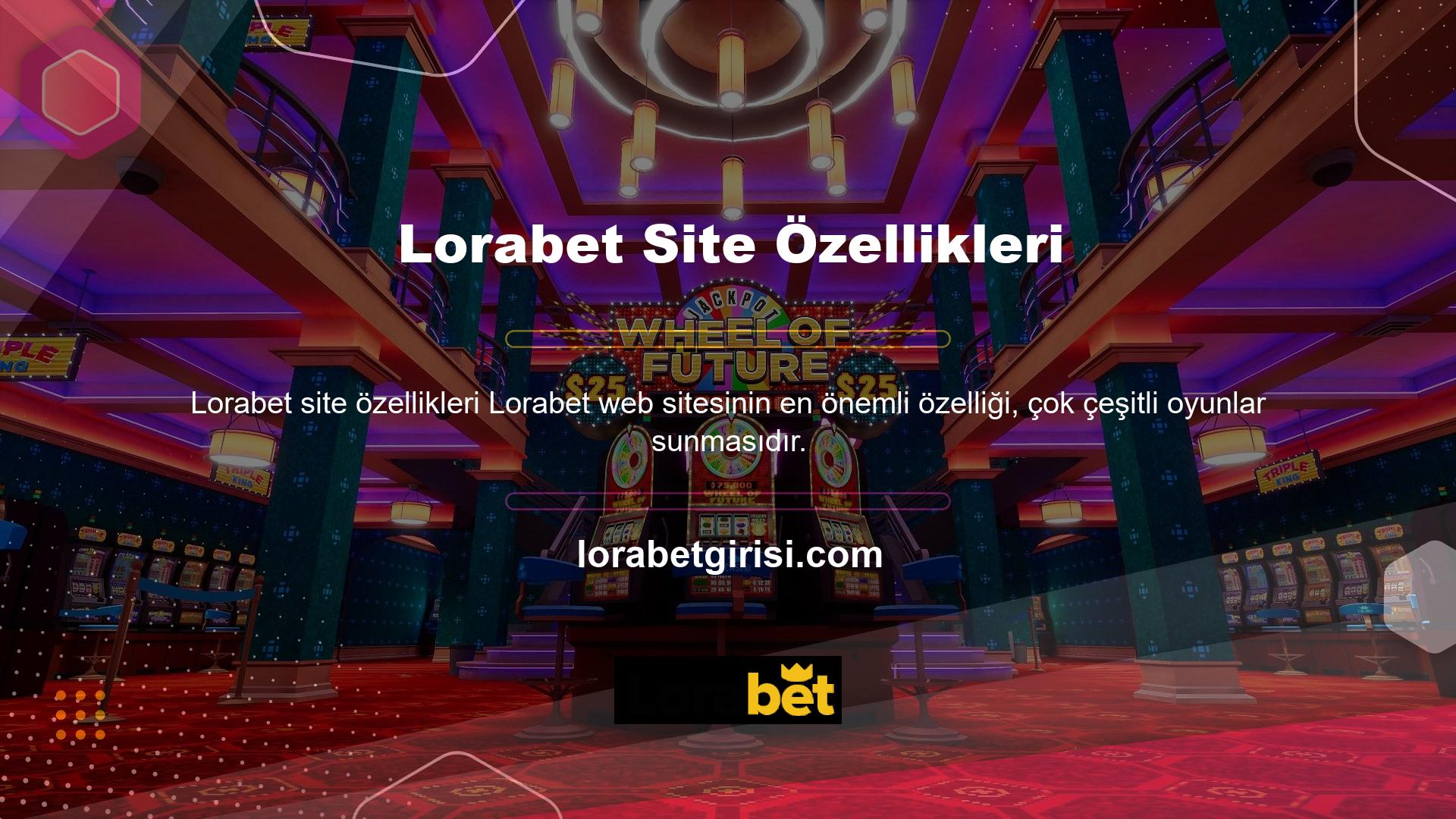 Web sitesi size en popüler masa ve casino oyunlarını gösterir